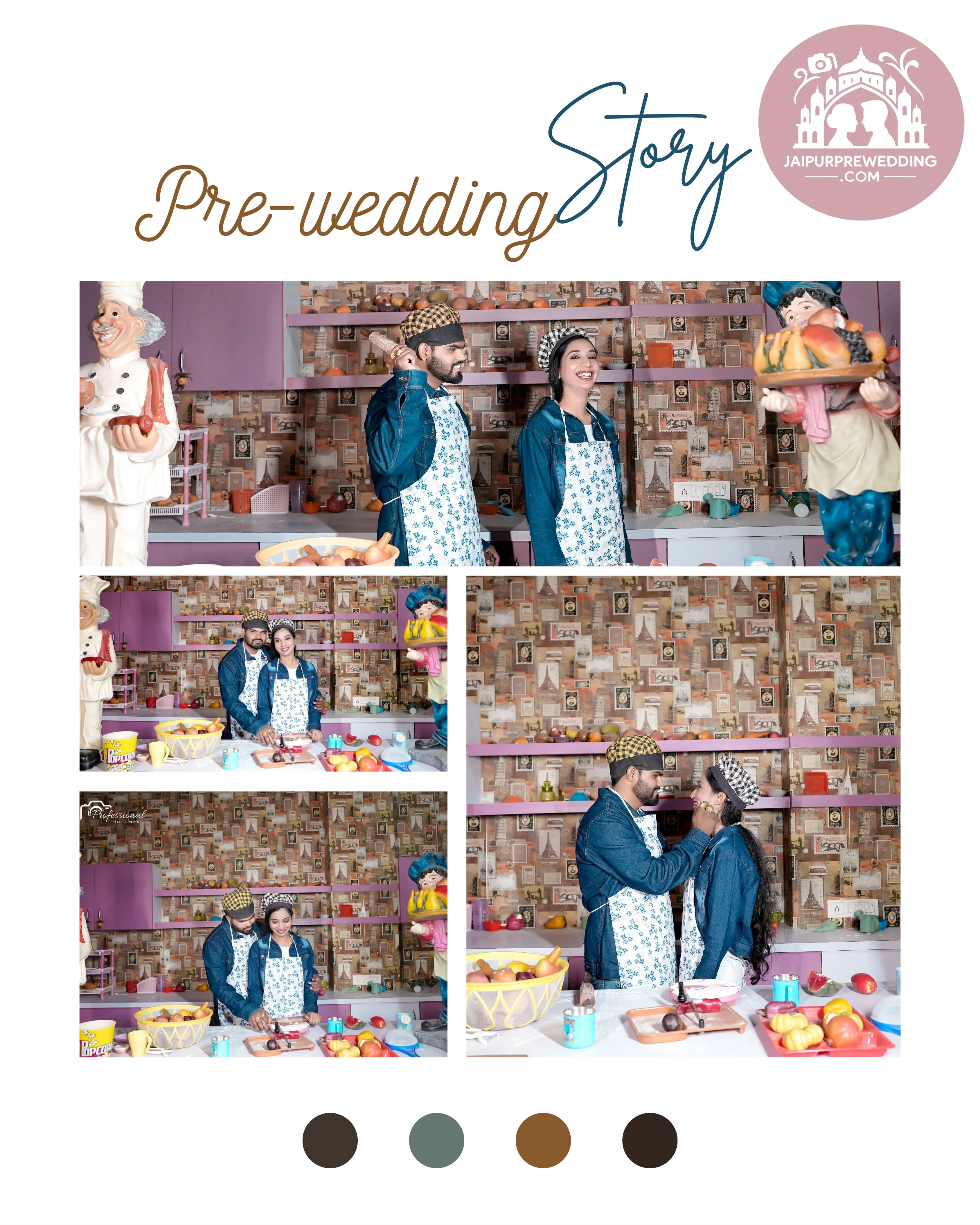 Royal palace pre-wedding photoshoot Jaipur couple in traditional dress